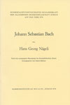 Johann Sebastian Bach von Hans Georg Nägeli