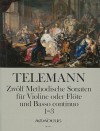 TELEMANN 12 methodical sonatas - Volume I: 1-3