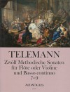 TELEMANN 12 Methodische Sonaten - Heft III: 7-9