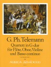TELEMANN Quartett G-dur (TWV 43:G2) Tafelmusik I