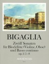 BIGAGLIA 12 Sonatas op.1/5-8 - Volume II