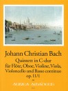 BACH J.Chr. 6 Quintette op. 11 - Heft I  (C-dur)