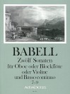 BABELL 12 Sonatas - Volume III: 7-9