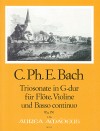 BACH C.Ph.E. Triosonate G-dur (Wq 150) - Erstdruck