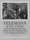 TELEMANN Suite in a minor - piano reduction