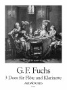 FUCHS G.F. 3 Duos op. 19 für Flöte und Klarinette