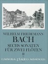 BACH W.F. 6 Sonaten für 2 Querflöten - Heft II:4-6