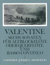 VALENTINE 6 Sonaten op.5 - Heft I: 1-3