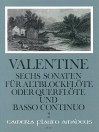 VALENTINE 6 Sonaten op.5 - Heft II: 4-6