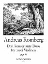 ROMBERG Three duets op.4 for two violins - Parts