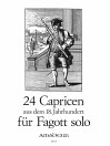 24 Capricen aus dem 18.Jh. für Fagott solo (Cello)