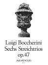 BOCCHERINI 6 string trios op. 47 (opera piccola)