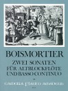 BOISMORTIER 2 Sonatas op.27 for treble recorder+bc