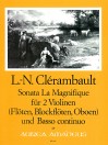 CLERAMBAULT ”Sonata La Magnifique” - Score & Par