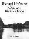 HOFMANN Quartet op. 98 for four violins - Parts