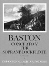 BASTON Concerto V in C major - Piano reduction