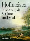 HOFFMEISTER 3 Duos op. 6 für Violine und Viola