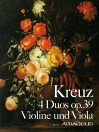 KREUZ 4 Duos op. 39 für Violine und Viola