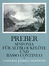 PREBER Sinfonia for treble recorder and bc.