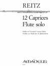 REITZ 12 Caprices op. 4 pour flûte seule