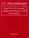 ALBRECHTSBERGER, J.G.  Fuge B-A-C-H and Adagio