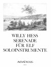 HESS W. Serenade op. 19 for 11 soloinstruments