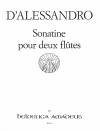 d'ALESSANDRO Sonatine op. 77 pour deux flûtes