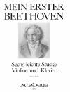 BEETHOVEN 6 leichte Stücke für Violine und Klavier