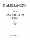 d'ALESSANDRO Suit op. 64 for clarinet solo