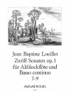LOEILLET 12 Sonaten op. 1 - Band III: 7-9