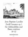 LOEILLET 12 Sonatas op. 1 - Volume IV: 10-12