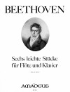 BEETHOVEN 6 easy pieces for flute and piano