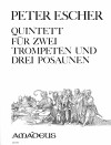 ESCHER P. Quintet op. 114 for 2 trumpets & 3 pos.