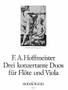 HOFFMEISTER 3 duos concertants for flute and viola