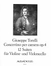 TORELLI Concertino per camera op. 4 ·12 Suiten