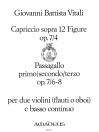 VITALI Capriccio op. 7/4 · Passagallo op. 7/6-8