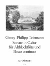 TELEMANN Sonate in C-dur (TWV 41:C2) - Ablfl,Bc,
