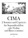 CIMA D.P and A. 2 sonatas and capriccio