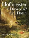 HOFFMEISTER 6 Duos op. 49 für zwei Flöten