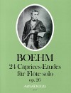 BOEHM 24 Caprices-Etudes op. 26 for flute solo