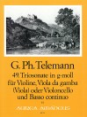 TELEMANN 49. Sonata a tre in g minor (TWV 42:g1)