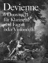 DEVIENNE 6 Duos op. 21 für Klarinette und Fagott