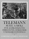 TELEMANN Suite a-moll [TWV 55:a2] - Partitur