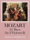 MOZART 24 Duos 2 violoncelli (Instr. Franz Danzi)