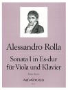 ROLLA Sonata I in E flat major for viola and piano