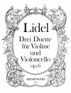 LIDEL 3 duets op. 6 for violin and cello - parts
