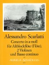 SCARLATTI Concerto in a minor - Score & Parts