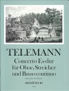 TELEMANN Concerto in E flat major - score & parts