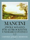 MANCINI 12 Sonaten - Band I: 1-3