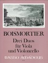 BOISMORTIER 3 sonatas for viola and violoncello